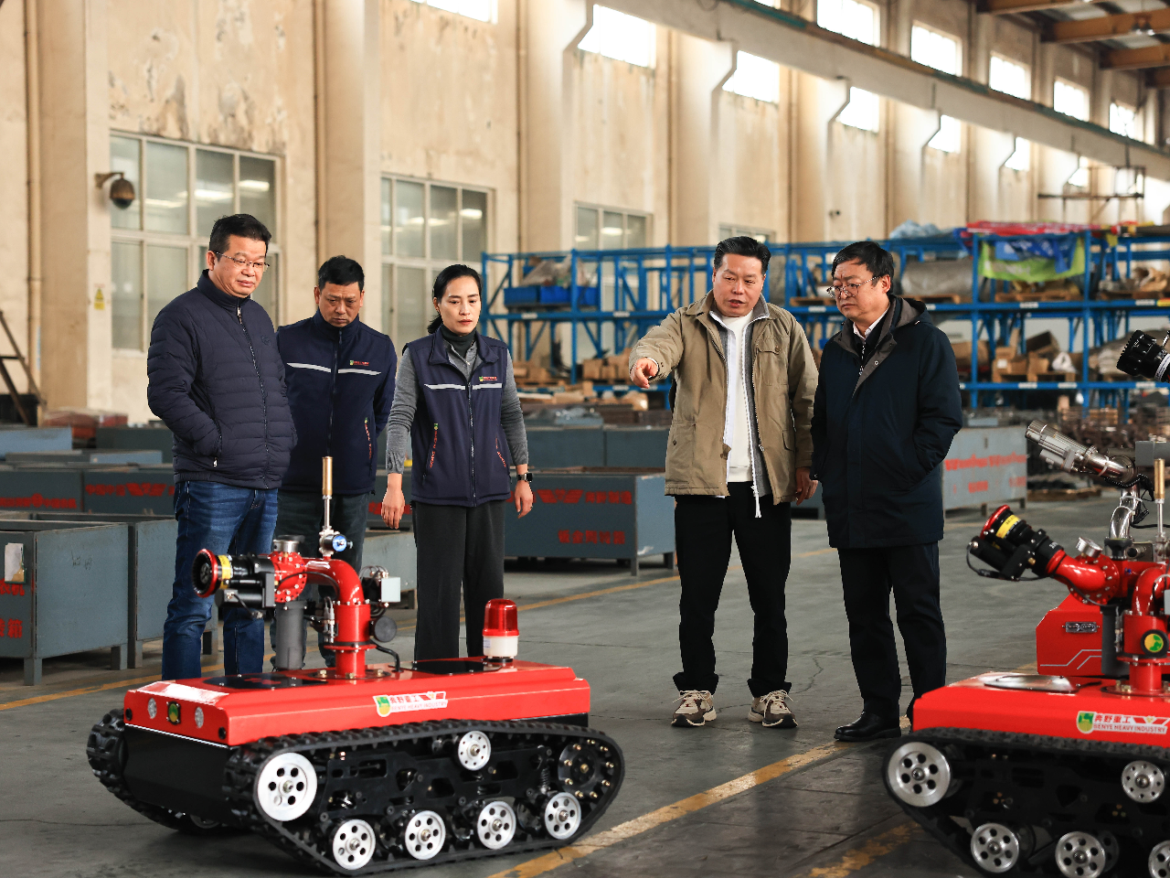 政企同心 共謀發展——寧波市奉化區政協主席陳紅偉調研奔野重工